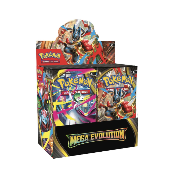 Pokemon Mega Evolution Booster Display Box with 36 packs and promo card