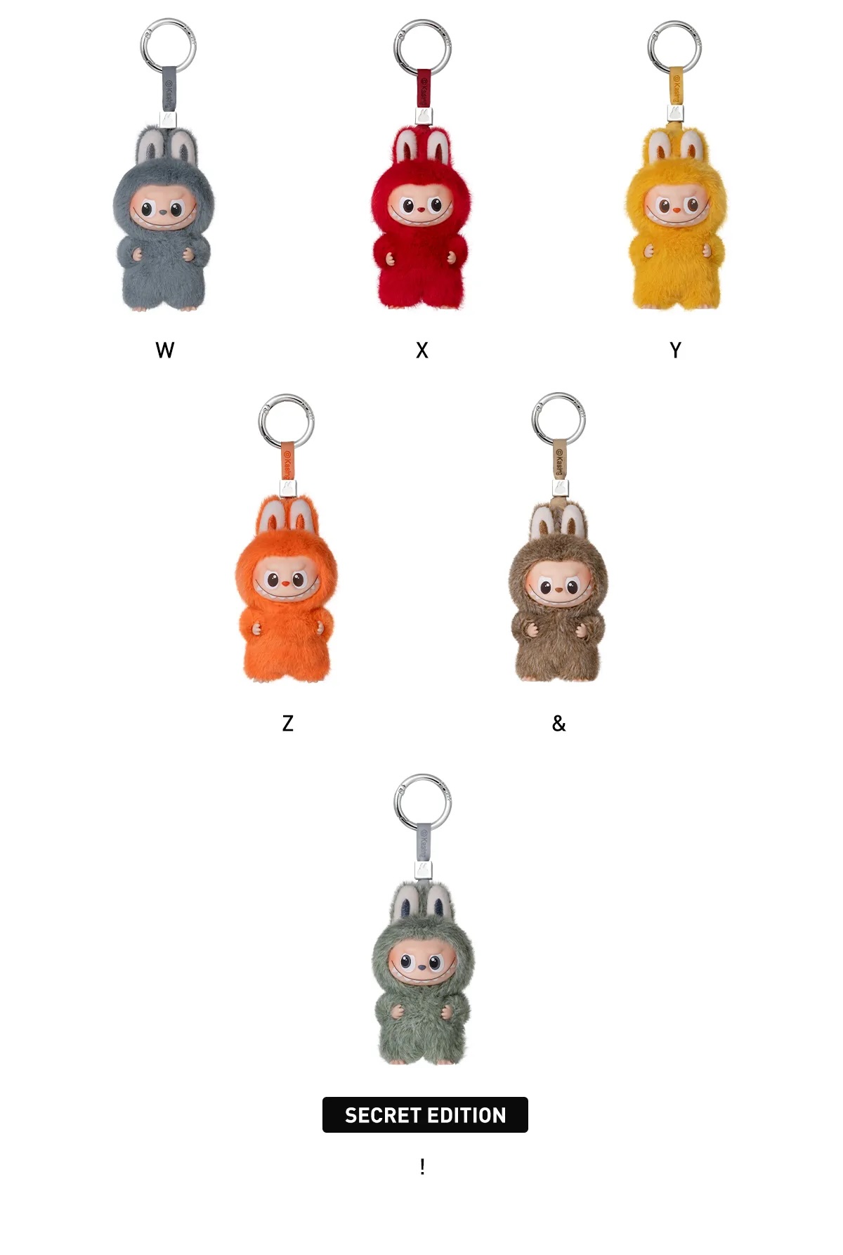 Pop Mart Labubu The Monsters Pin For Love Plush Pendent Blind Box (N to Z) - Image 3
