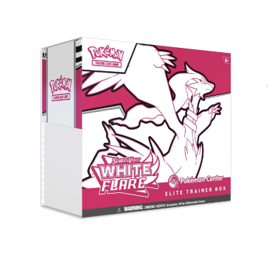 Pokemon TCG: Scarlet & Violet 10.5 White Flare: Reshiram Elite Trainer Box (Pokemon Center) - Image 1