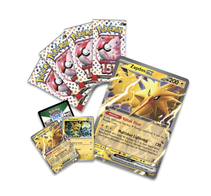 Pokemon TCG: Scarlet & Violet 3.5: 151 Zapdos ex Collection - Image 4