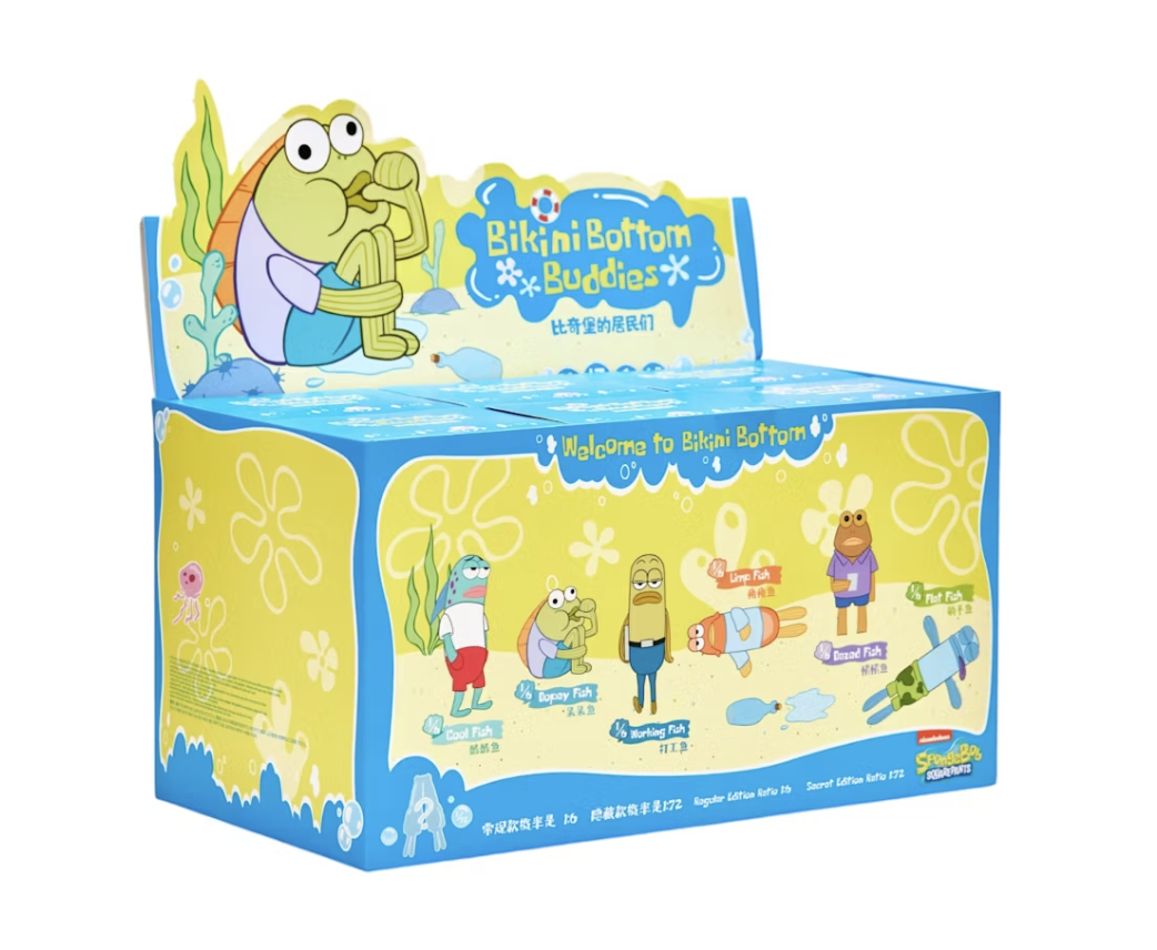Pop Mart x Bikini Bottom Buddies Plush Sealed Case (6 Blind Box) - Image 2