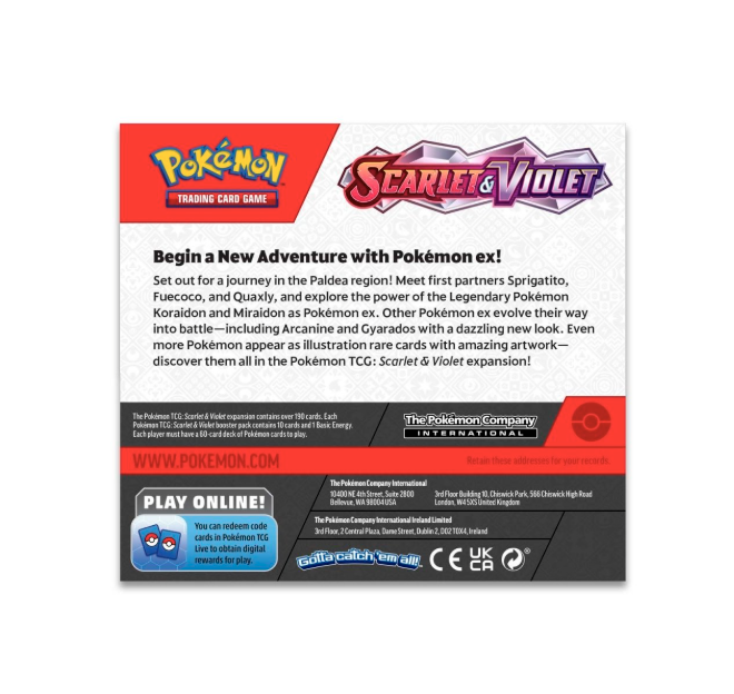 Pokemon TCG: Scarlet & Violet Base Set Booster Box - Image 4
