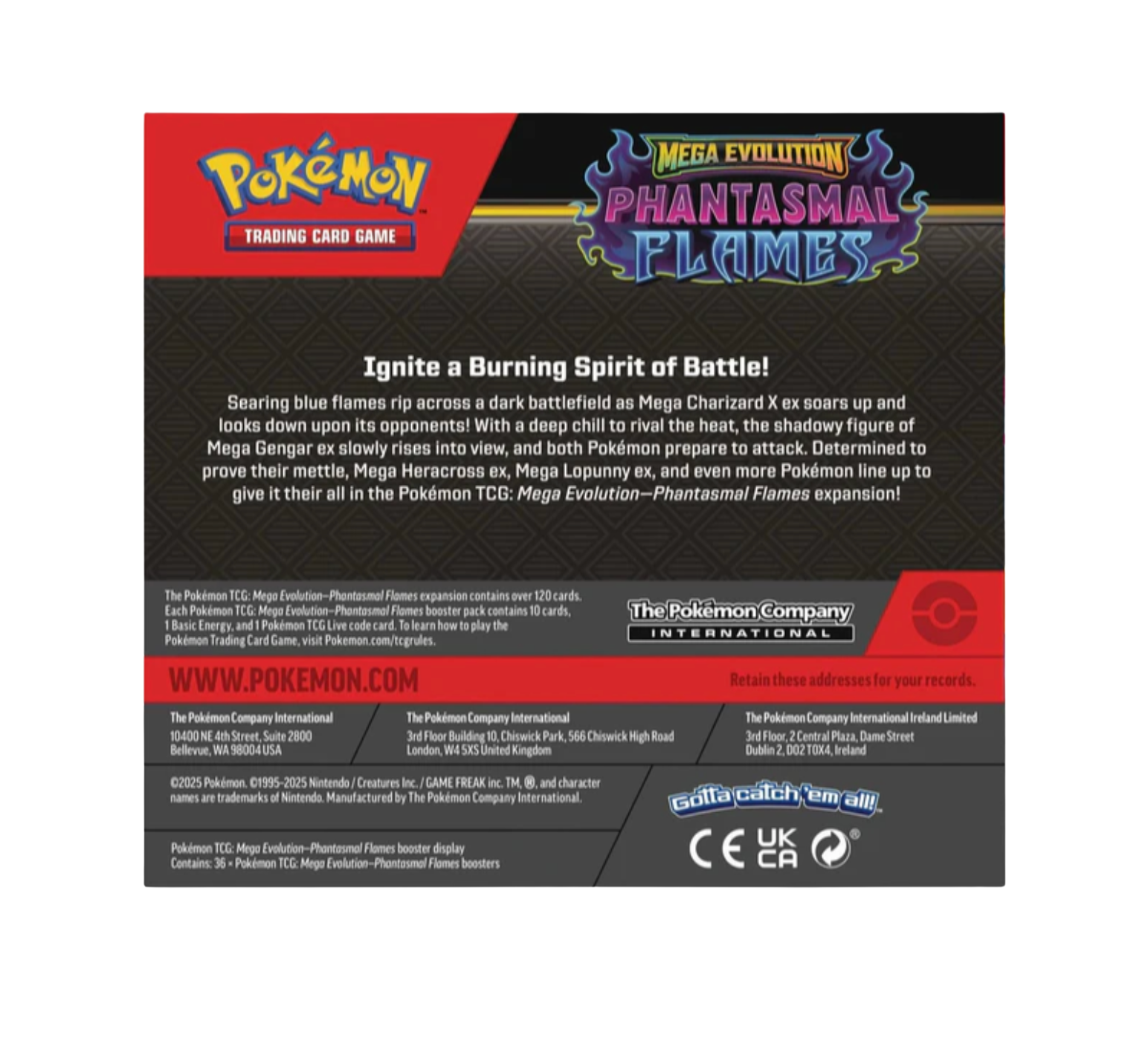 Pokemon TCG: Mega Evolution 2: Phantasmal Flames Booster Box - Image 3