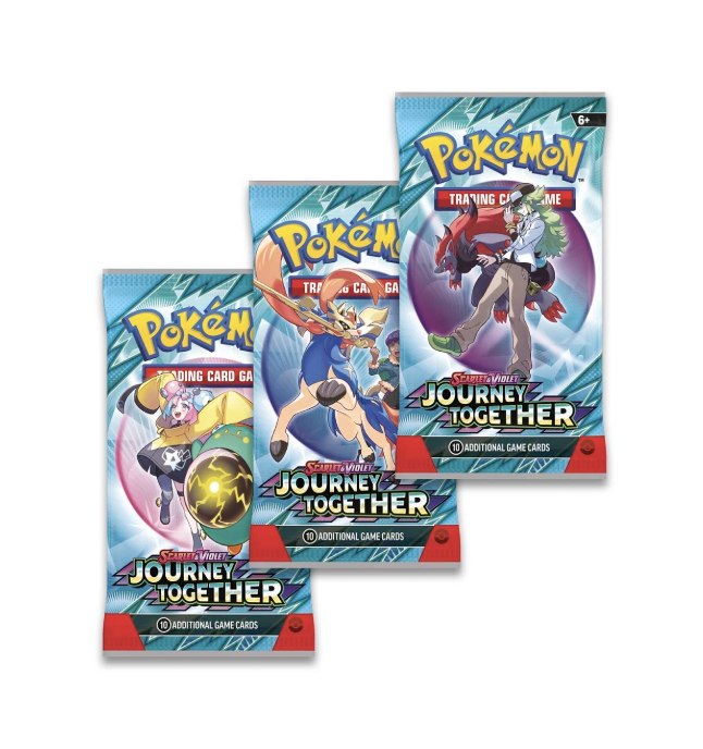 Pokemon TCG: Scarlet & Violet 9: Journey Together 3 Pack Blister Scrafty - Image 2