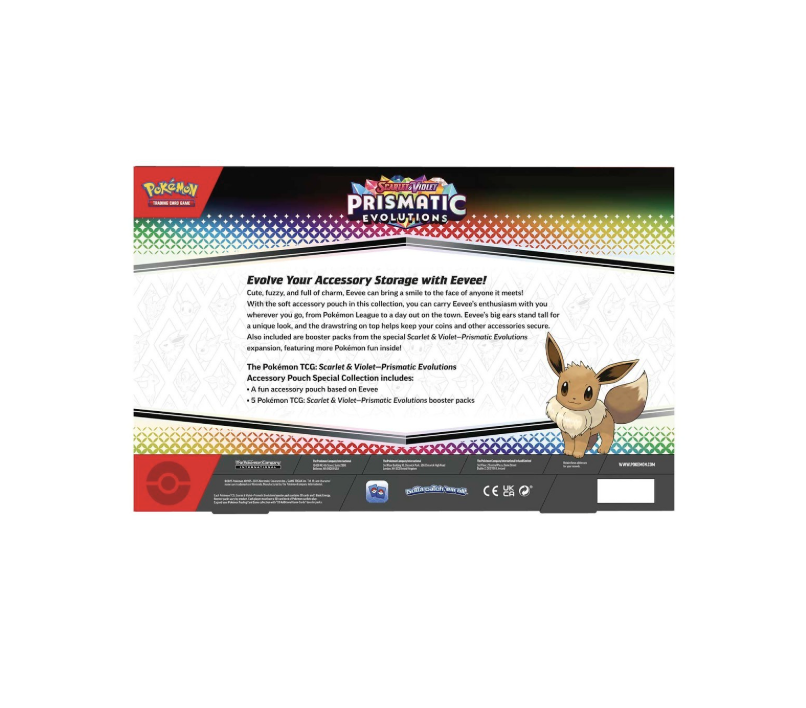 Pokemon TCG: Scarlet & Violet 8.5: Prismatic Evolutions Accessory Pouch Special Collection - Image 4