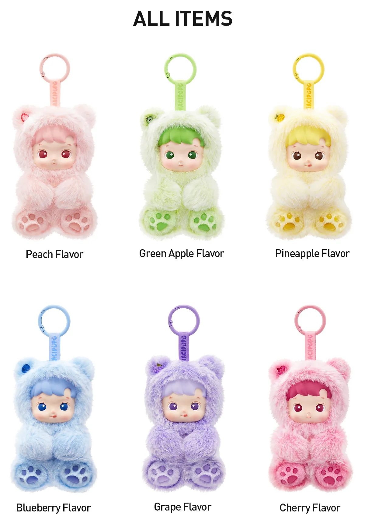 Pop Mart HACIPUPU Gummy Bear Series Vinyl Plush Pendant Single Blind Box - Image 2