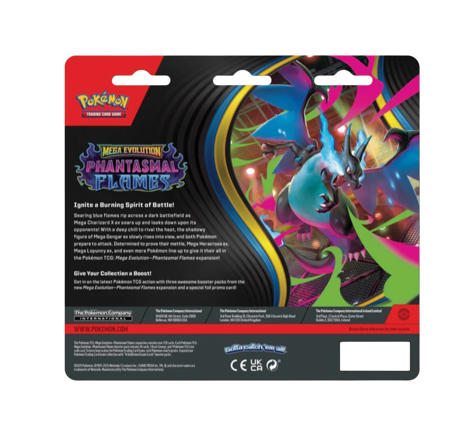 Pokemon TCG: Mega Evolution Phantasmal Flames 2 Sneasel 3 Packs Blister Pack - Image 3
