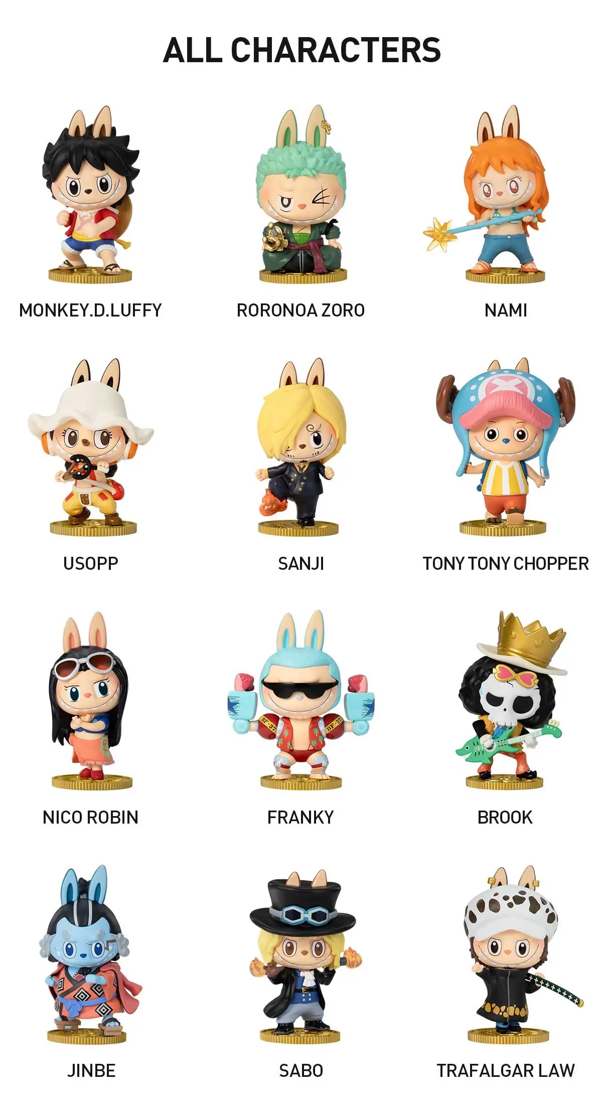 Pop Mart Labubu The Monsters x One Piece Series Single Blind Box - Image 4