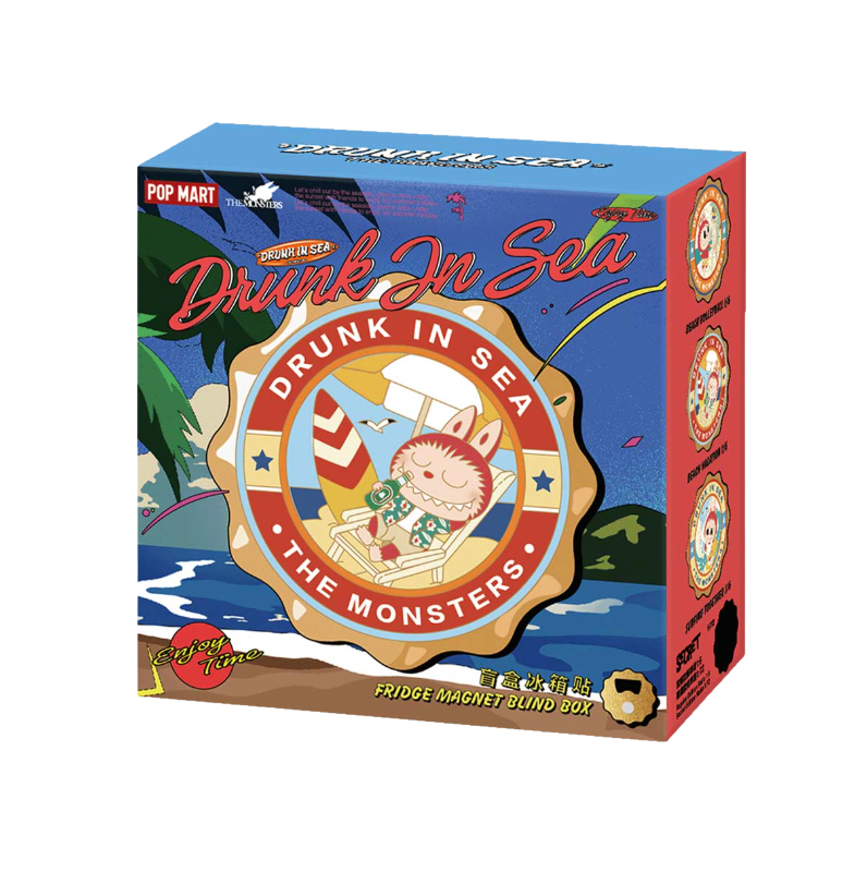 Pop Mart Labubu Seaside Series Fridge Magnet Single Blind Box Fridge Magnet – Collectables Mart