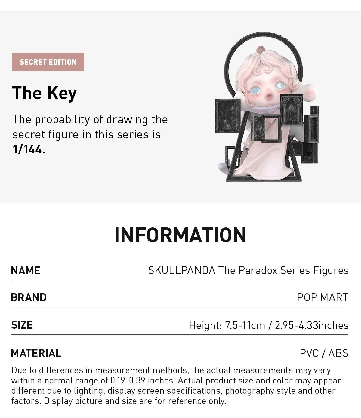 Pop Mart SKULLPANDA The Paradox Series Figures Single Blind Box - Image 3