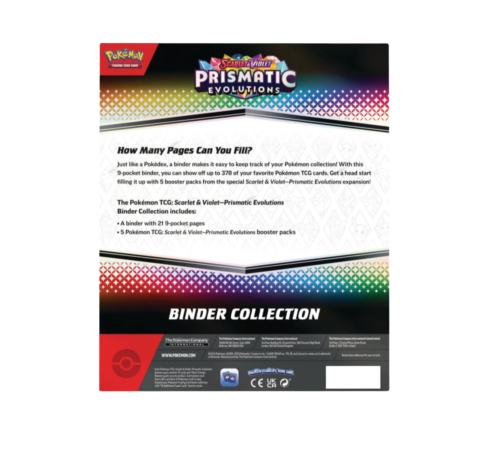 Pokemon TCG: Scarlet & Violet 8.5: Prismatic Evolutions Binder Collection - Image 3