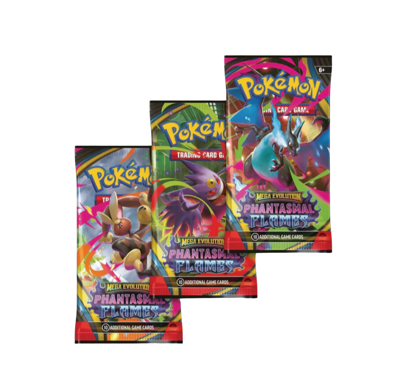 Pokemon TCG: Mega Evolution 2 Phantasmal Flames Weavile 3 Packs Blister Pack hover view