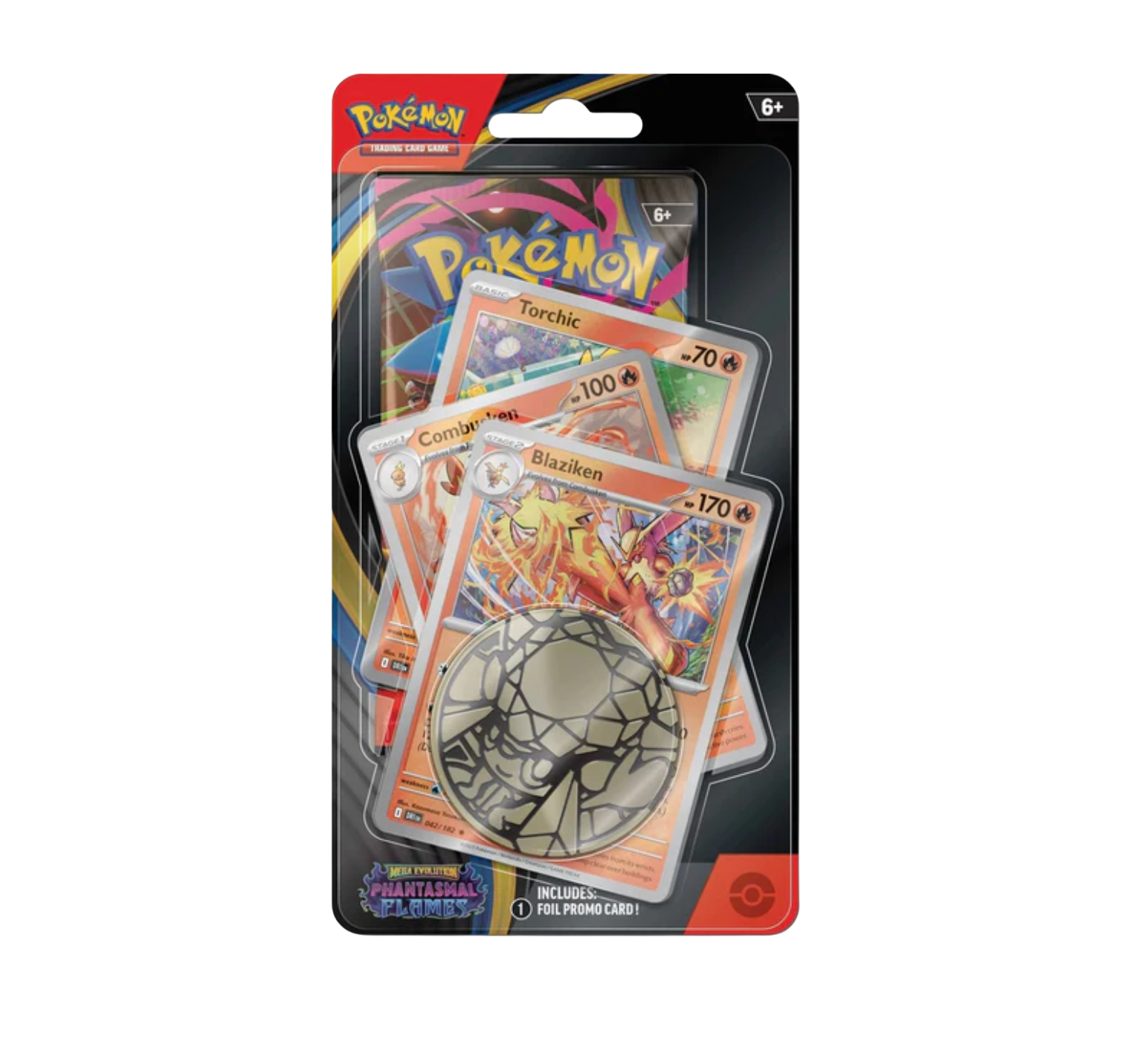 Pokemon TCG: Mega Evolution 2 Phantasmal Flames Blaziken Premium Checklane Collectables Mart