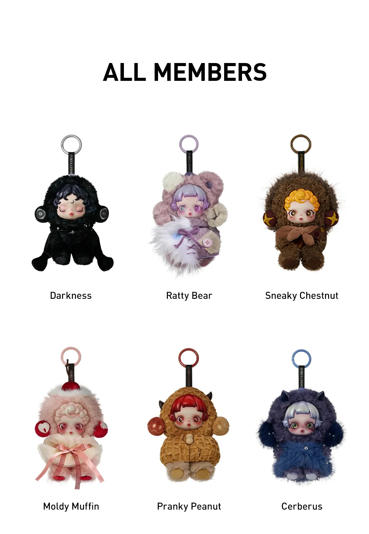 Pop Mart Skullpanda You Found Me! Plush Pendant Blind Box - Image 2