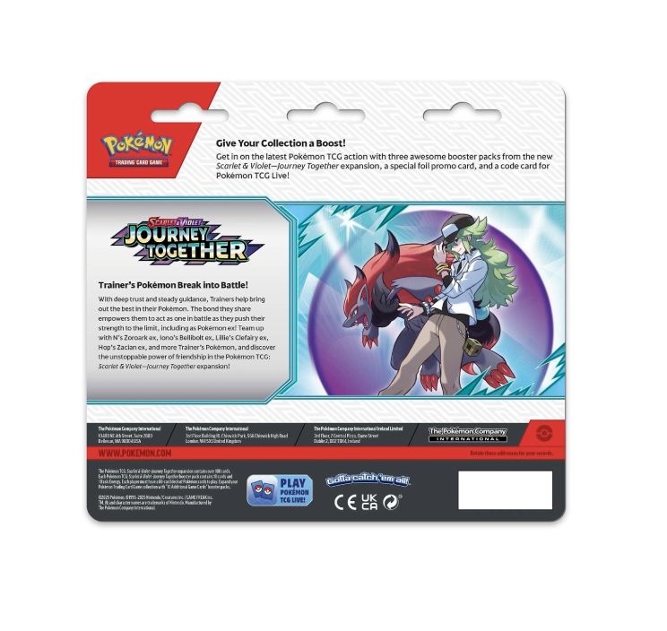 Pokemon TCG: Scarlet & Violet 9: Journey Together 3 Pack Blister Yanmega - Image 3
