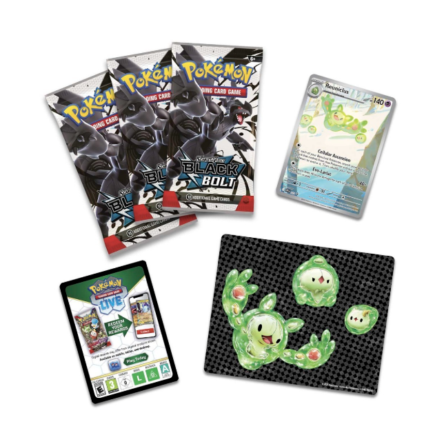 Pokemon TCG: Scarlet & Violet 10.5: Black Bolt Tech Sticker Collection: Reuniclus - Image 2